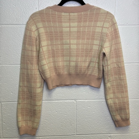 Love Tree Cream Cropped Cardigan Sweater - Picture 5 of 7